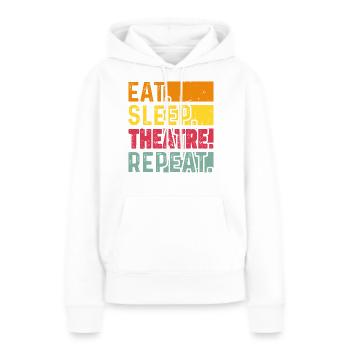 Théâtre de Broadway - Sweat à capuche Premium bio Femme - blanc - Devant - Julia (174cm)