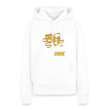 Ärgere Mich Und Du Handelst Im Dunkeln Für - Frauen Premium Bio Hoodie - Weiß - Vorne - Julia (174cm)