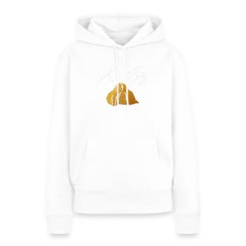 Goldsucher Mining Bergbau Goldrausch Spitzhacke - Frauen Premium Bio Hoodie - Weiß - Vorne - Julia (174cm)