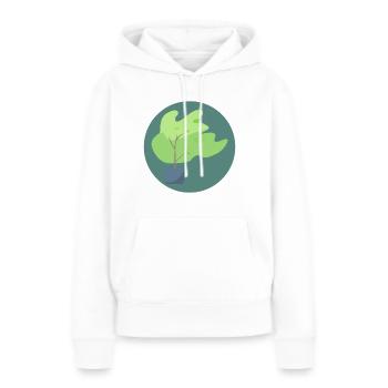 Tree - Women’s Premium Organic Hoodie - white - Front - Julia (174cm)