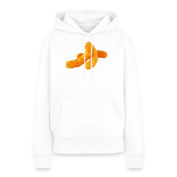 Cheese Doodles Snacks Cheese Puffs - Women’s Premium Organic Hoodie - white - Front - Julia (174cm)