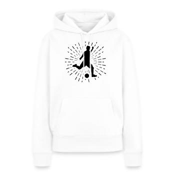 Fireworks and Football 1 - - Women’s Premium Organic Hoodie - white - Front - Julia (174cm)