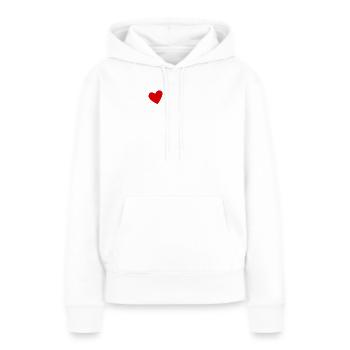I Love Adria - Frauen Premium Bio Hoodie - Weiß - Vorne - Julia (174cm)