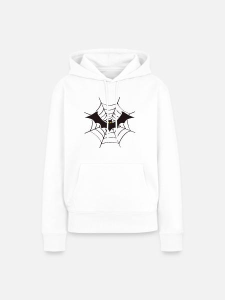 Fröhliches Halloween - Frauen Premium Bio Hoodie - Weiß