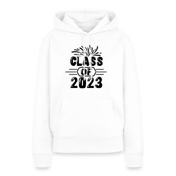 Class Of 2023 - Frauen Premium Bio Hoodie - Weiß - Vorne - Julia (174cm)