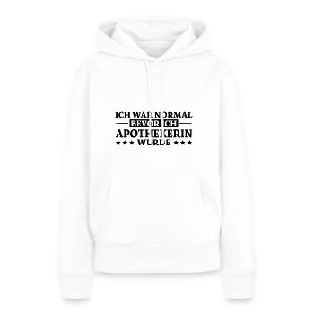 Apothekerin Spruch Apotheke Apothekerin Geschenk - Frauen Premium Bio Hoodie - Weiß - Vorne - Julia (174cm)