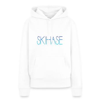 Skihase - Frauen Premium Bio Hoodie - Weiß - Vorne - Julia (174cm)