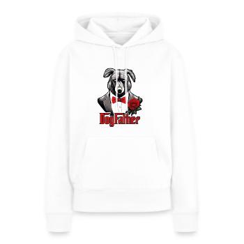 Dog Father, Mafia, Australian Shepherd, Hundevater - Frauen Premium Bio Hoodie - Weiß - Vorne - Julia (174cm)