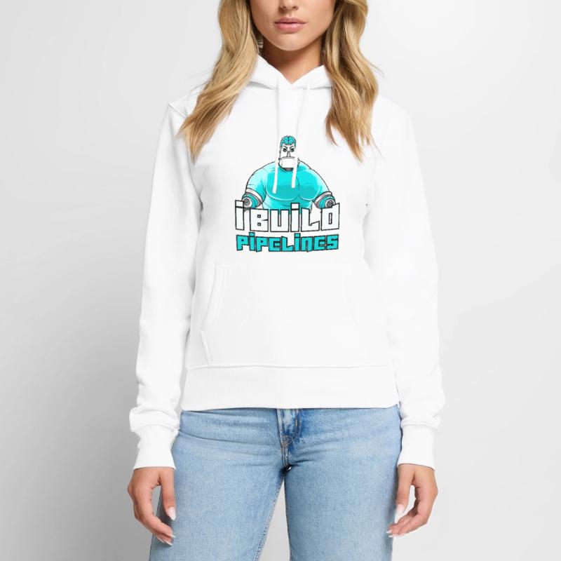 Data Engineer Analyst Deep Learning Nerds Power BI Women’s Premium Organic Hoodie