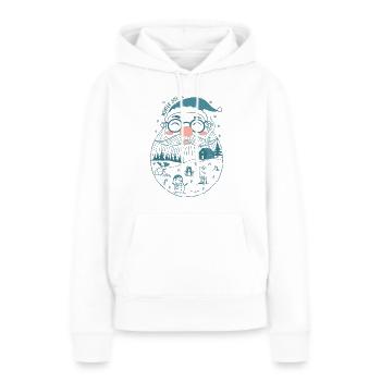 Winter Joy - Women’s Premium Organic Hoodie - white - Front - Julia (174cm)
