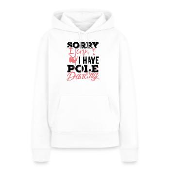 poledance pole dance girl pole dancing Geschenk - Frauen Premium Bio Hoodie - Weiß - Vorne - Julia (174cm)
