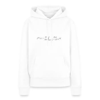 Cauchy integral formula - Women’s Premium Organic Hoodie - white - Front - Julia (174cm)
