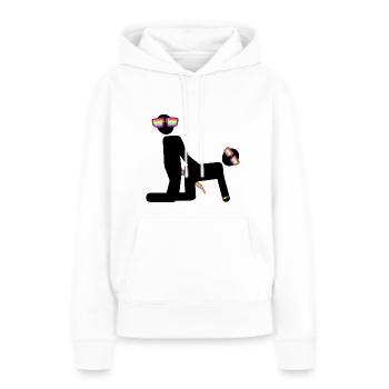 Schwuler Sex - Frauen Premium Bio Hoodie - Weiß - Vorne - Julia (174cm)