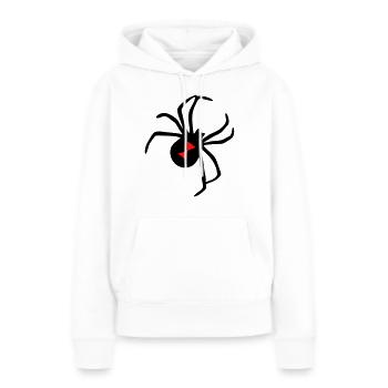 Black Widow Twocolor - Frauen Premium Bio Hoodie - Weiß - Vorne - Julia (174cm)