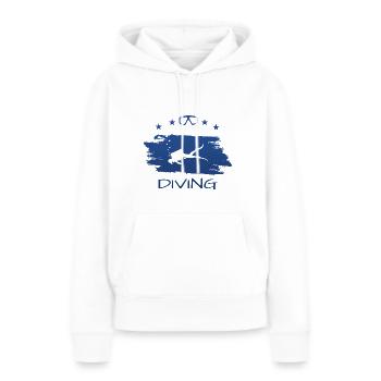 Tauchen Diver Scuba Dive - Frauen Premium Bio Hoodie - Weiß - Vorne - Julia (174cm)