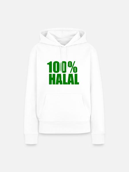 Halal - Frauen Premium Bio Hoodie - Weiß