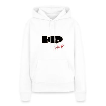 Hip Hop Rap hip hop - Frauen Premium Bio Hoodie - Weiß - Vorne - Julia (174cm)