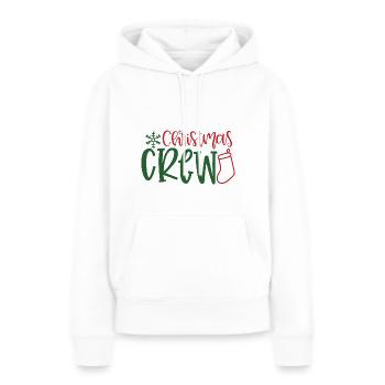 christmas crew santa claus gifts christen - Women’s Premium Organic Hoodie - white - Front - Julia (174cm)