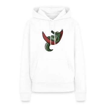 Hamac d'alligator hamac d'alligator - Sweat à capuche Premium bio Femme - blanc - Devant - Julia (174cm)