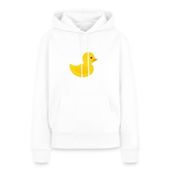 Badeente Gummiente - Frauen Premium Bio Hoodie - Weiß - Vorne - Julia (174cm)