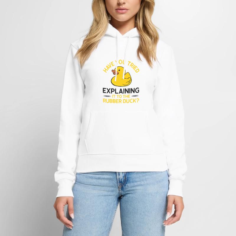 Programmierer Gummiente Debug Frauen Premium Bio Hoodie