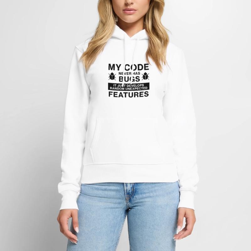 Codage du programmeur codeur Sweat à capuche Premium bio Femme