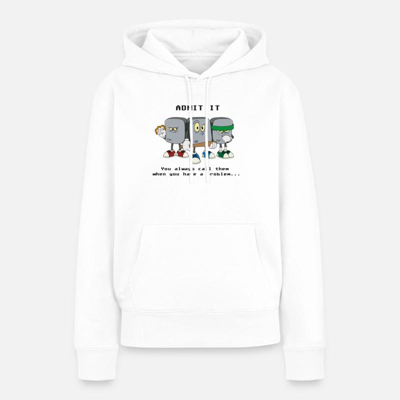 Strg Alt Entf Computer Informatiker Programmierer - Frauen Premium Bio Hoodie - Weiß