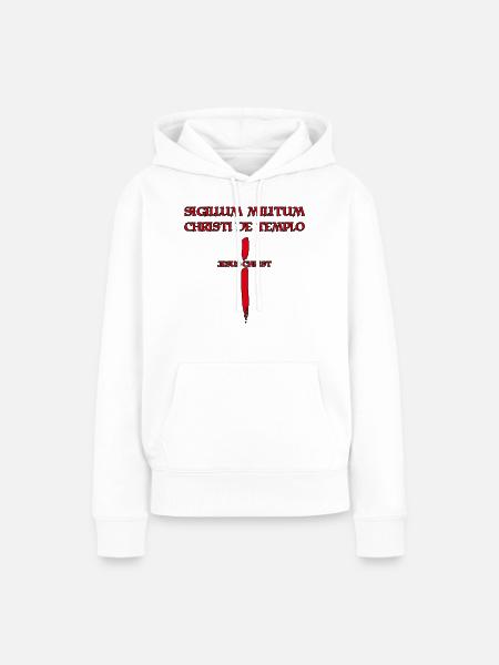 Kreuzritter Ritterorden Templer - Frauen Premium Bio Hoodie - Weiß