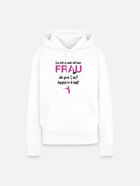 Pole Dance - Frauen Premium Bio Hoodie - Weiß