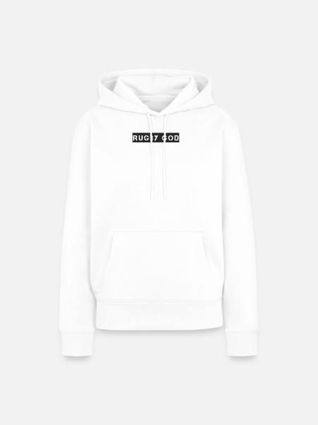 Rugby - Rugby God - Frauen Premium Bio Hoodie - Weiß
