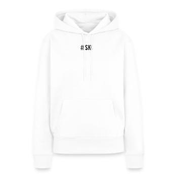 Ski - #ski - Frauen Premium Bio Hoodie - Weiß - Vorne - Julia (174cm)