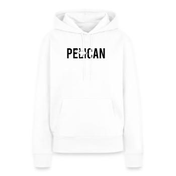 Pélican pélican - Sweat à capuche Premium bio Femme - blanc - Devant - Julia (174cm)