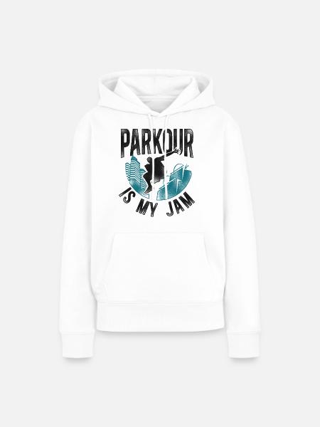 Parkour Free Running Traceur - Frauen Premium Bio Hoodie - Weiß