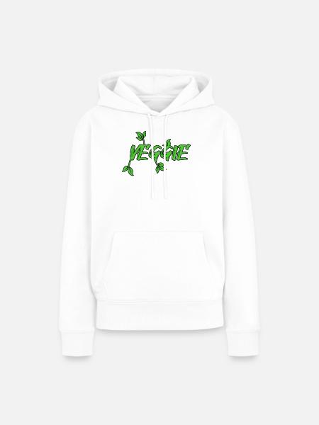 Vegan Veggie - Frauen Premium Bio Hoodie - Weiß