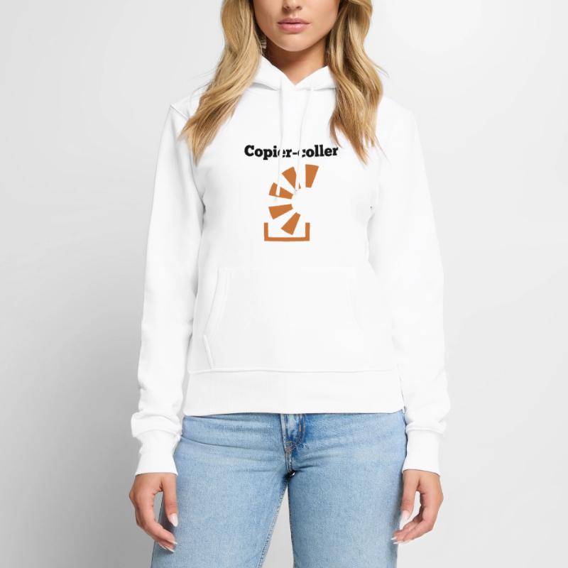 Copier Coller Programmer Software Developer Nerd G Frauen Premium Bio Hoodie