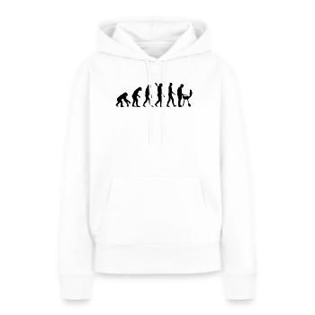 BBQ Grill EVOLUTION GRILL - Frauen Premium Bio Hoodie - Weiß - Vorne - Julia (174cm)