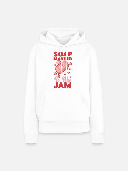 Soap Making Crafting Soap Making - Frauen Premium Bio Hoodie - Weiß