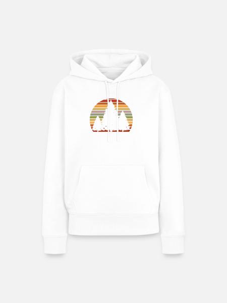 Tree Climbing - Frauen Premium Bio Hoodie - Weiß
