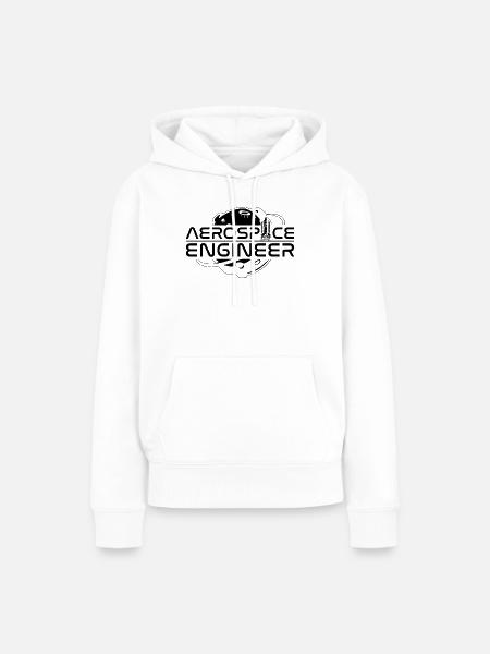 Rocket Space Engineering Aerospace Engineer - Frauen Premium Bio Hoodie - Weiß