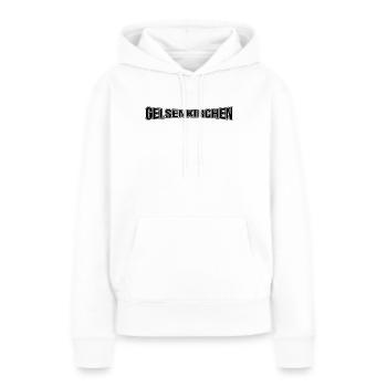 Gelsenkirchen - Sweat à capuche Premium bio Femme - blanc - Devant - Julia (174cm)