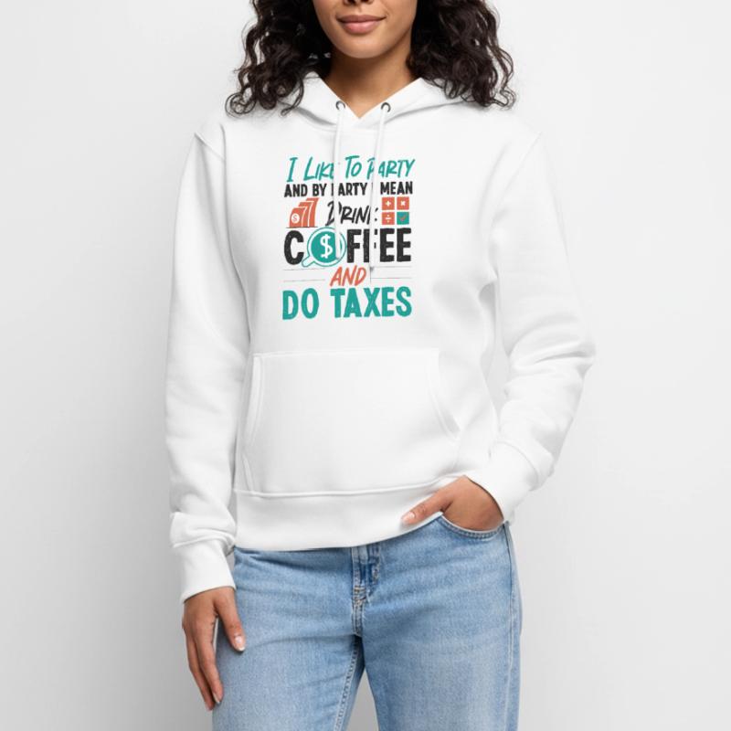 Comptable Comptable Comptable Sweat à capuche Premium bio Femme