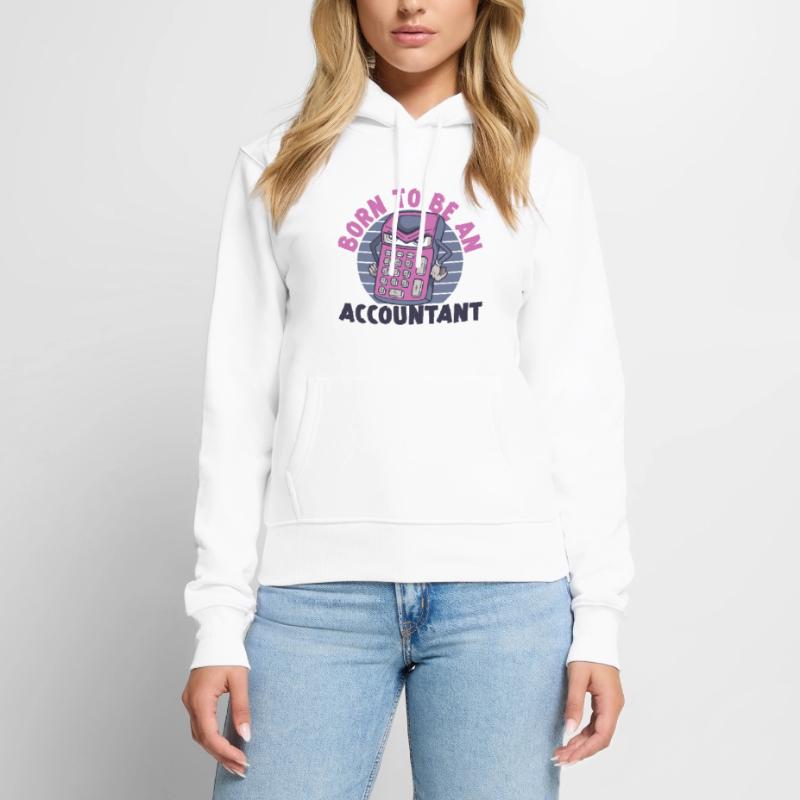 Comptable Comptable Comptable Sweat à capuche Premium bio Femme