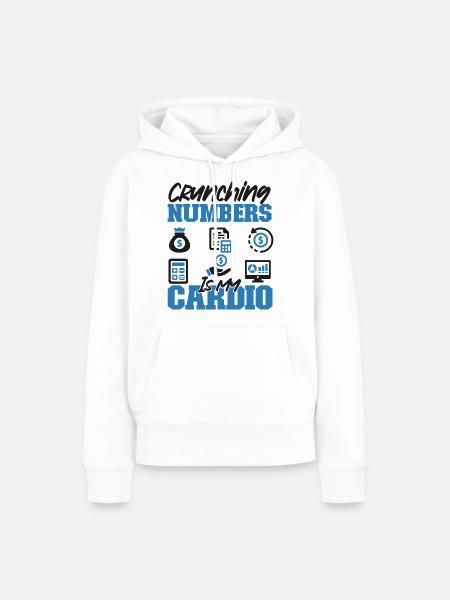 Accountant Bookkeeper Accounting - Frauen Premium Bio Hoodie - Weiß