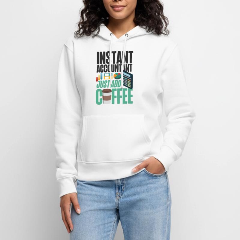 Comptable Comptable Comptable Sweat à capuche Premium bio Femme
