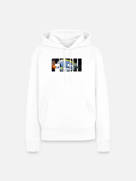 Fisch - Frauen Premium Bio Hoodie - Weiß