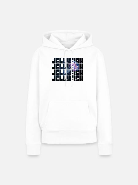 Qualle - Frauen Premium Bio Hoodie - Weiß