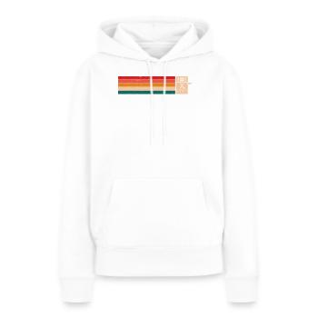 Retro Style Barista Coffee Maker For Coffee Lover - Frauen Premium Bio Hoodie - Weiß - Vorne - Julia (174cm)