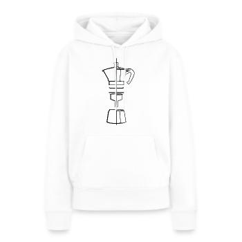 Espresso Maker For Barista And Coffee Lover - Women’s Premium Organic Hoodie - white - Front - Julia (174cm)