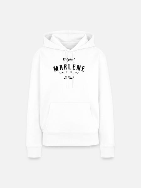 Marlene Limited Edition - Frauen Premium Bio Hoodie - Weiß