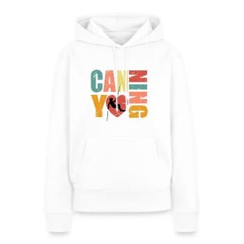 Love Canyoning Canyoneer - Women’s Premium Organic Hoodie - white - Front - Julia (174cm)